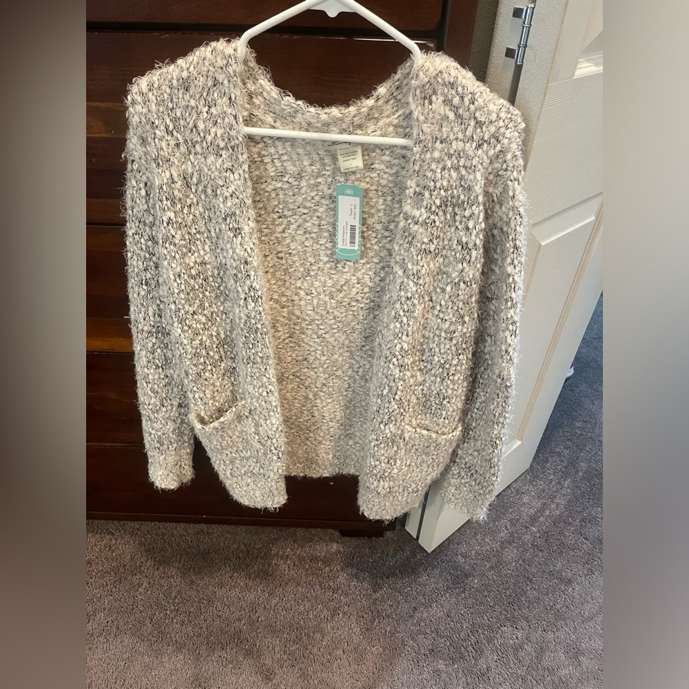Fuzzy cardigan